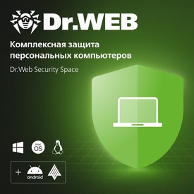 Доктор Веб Dr.Web Security Space (лицензия для мобильных устройств на 3 года), на 4 устройства